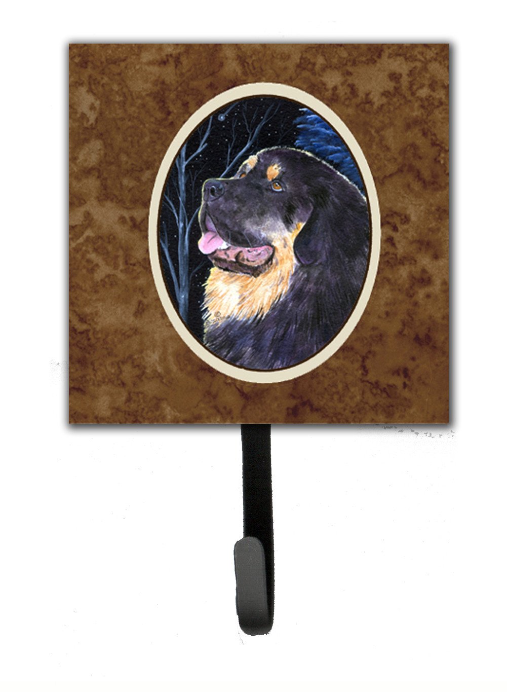 Starry Night Tibetan Mastiff Leash Holder or Key Hook by Caroline&#39;s Treasures