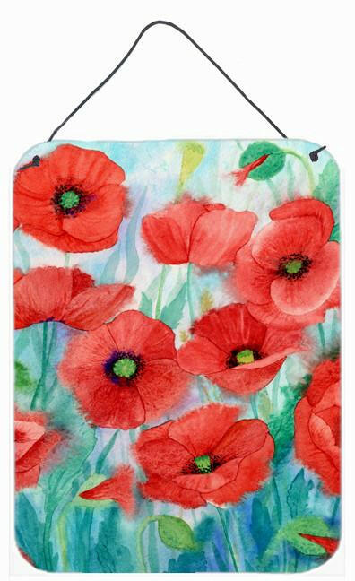 Poppies Wall or Door Hanging Prints IBD0258DS1216 by Caroline's Treasures