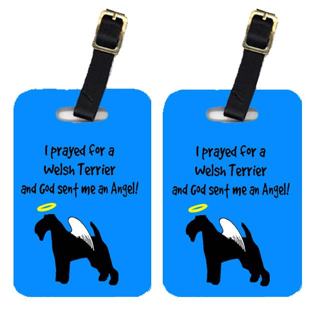 Pair of 2 Welsh Terrier Luggage Tags by Caroline's Treasures