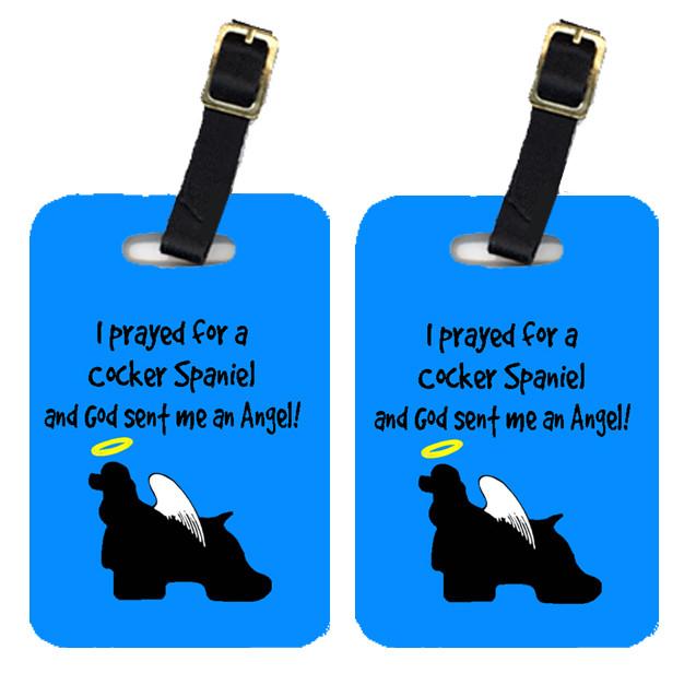 Pair of 2 Cocker Spaniel Luggage Tags by Caroline's Treasures