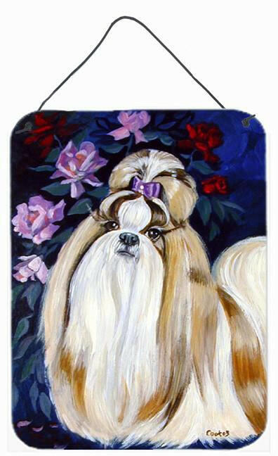 Shih Tzu Aluminium Metal Wall or Door Hanging Prints by Caroline&#39;s Treasures