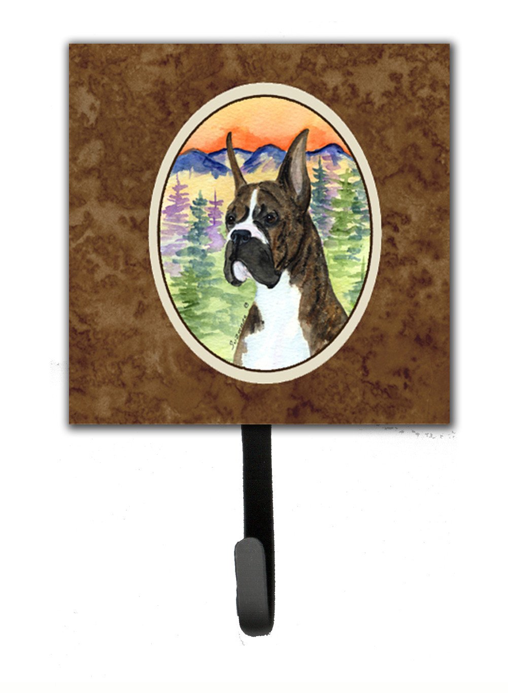 Boxer Leash Holder or Key Hook by Caroline&#39;s Treasures