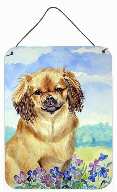 Tibetan Spaniel Aluminium Metal Wall or Door Hanging Prints by Caroline's Treasures