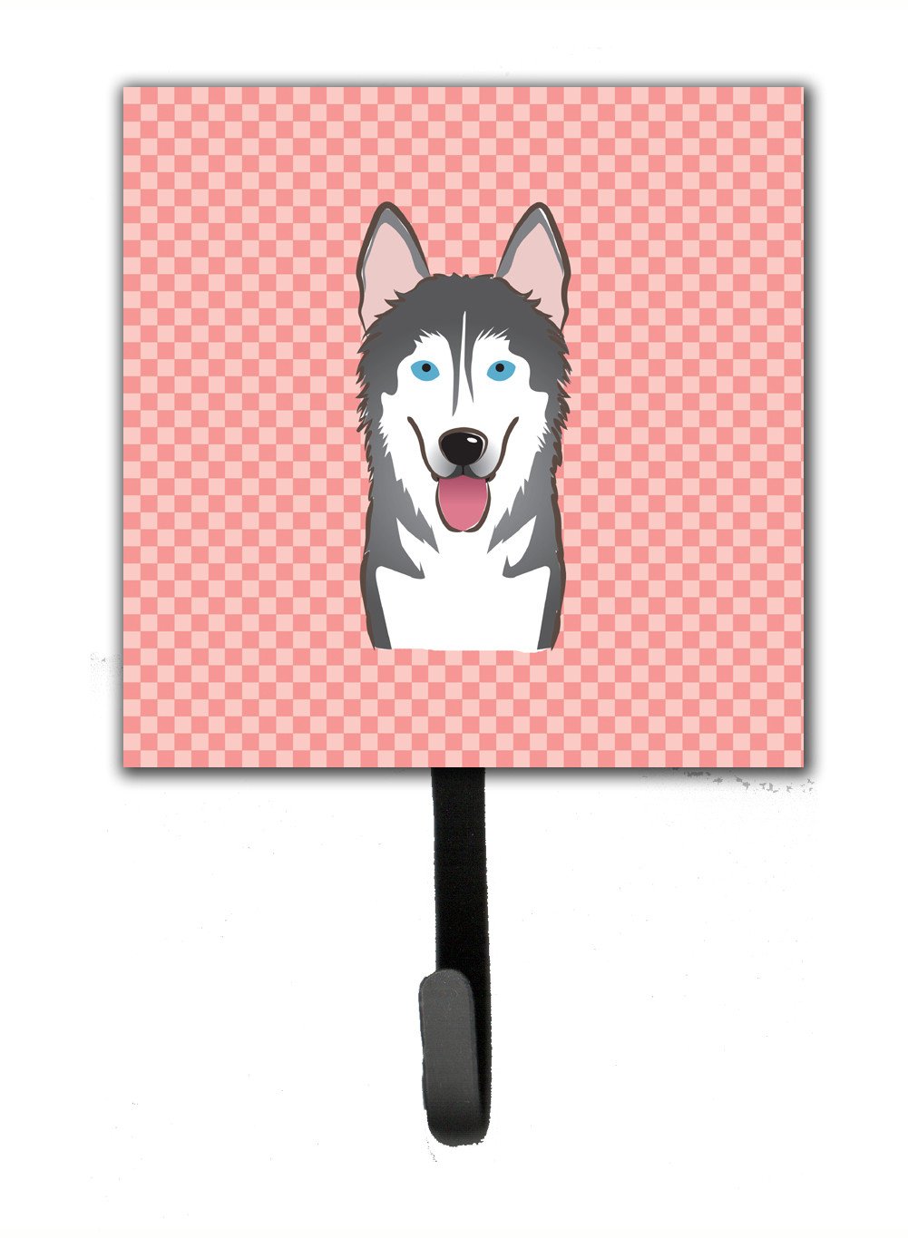 Checkerboard Pink Alaskan Malamute Leash or Key Holder BB1218SH4 by Caroline&#39;s Treasures