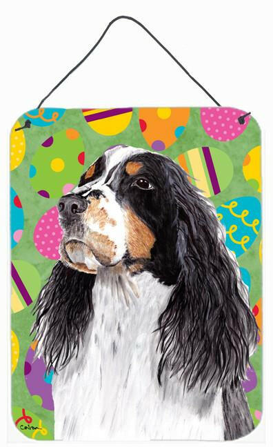 Springer Spaniel Easter Eggtravaganza Wall or Door Hanging Prints by Caroline's Treasures