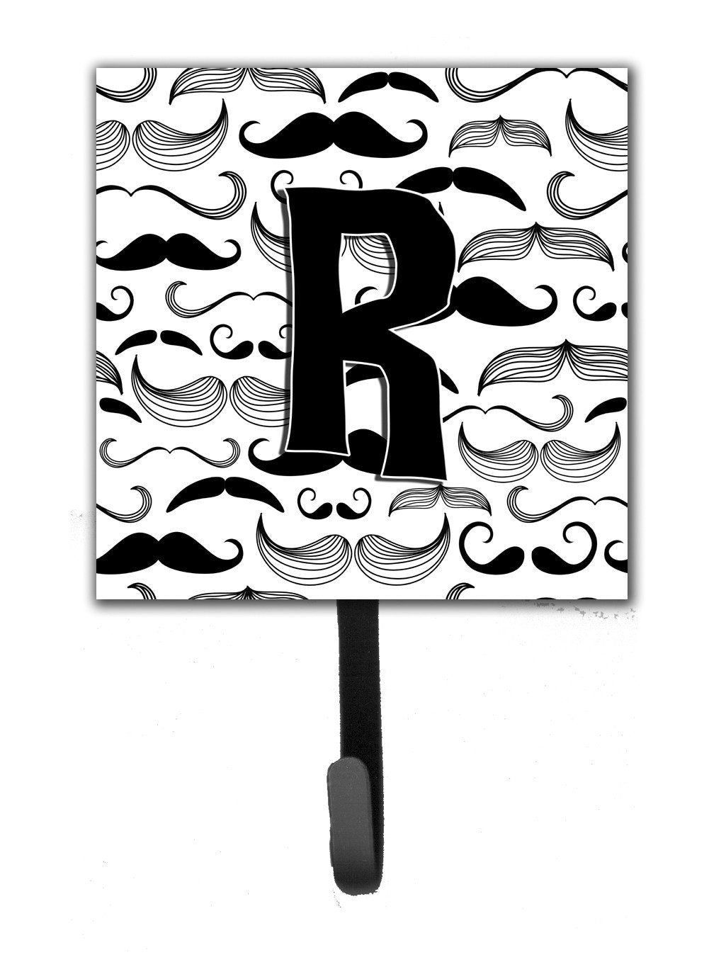 Letter R Moustache Initial Leash or Key Holder CJ2009-RSH4 by Caroline's Treasures