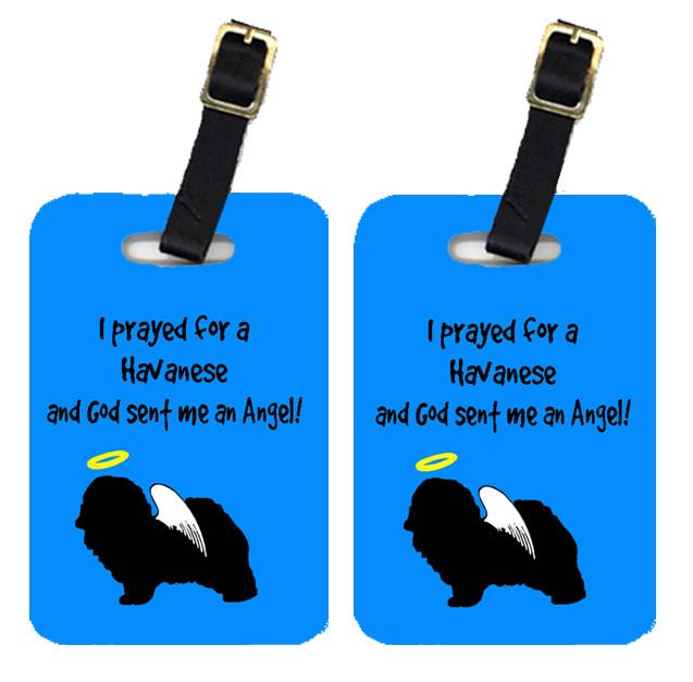 Pair of 2 Havanese Luggage Tags by Caroline's Treasures