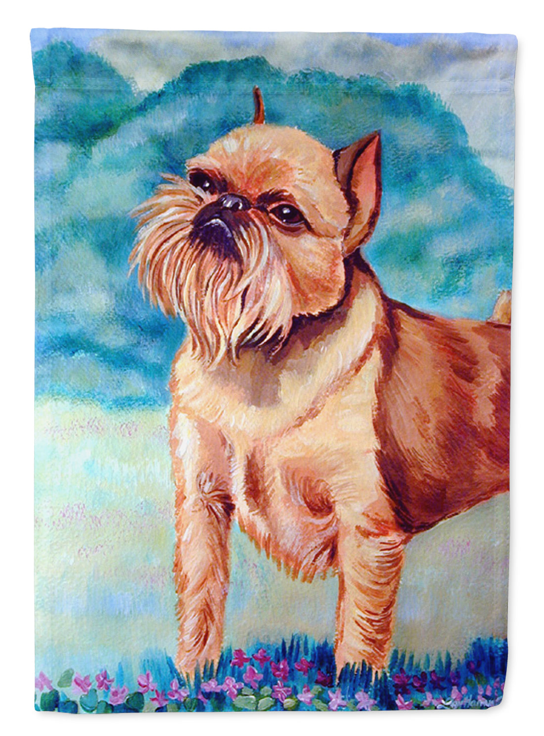 Brussels Griffon Flag Canvas House Size  the-store.com.