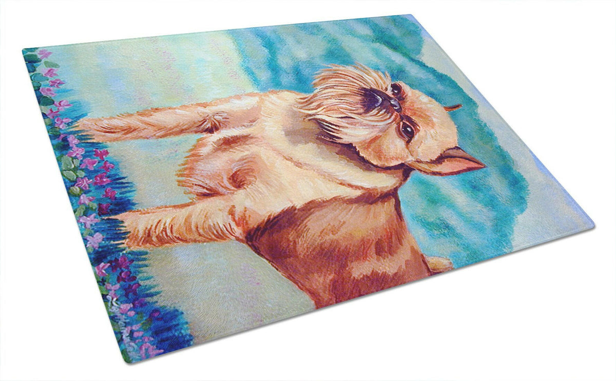 Brussels Griffon Glass Cutting Board Large by Caroline&#39;s Treasures