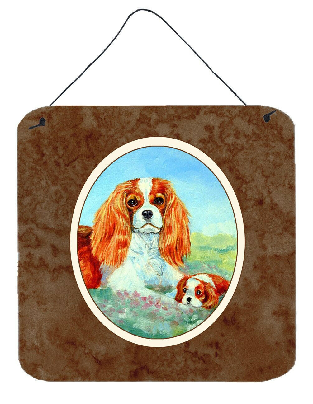 Cavalier Spaniel Momma's Love Wall or Door Hanging Prints 7019DS66 by Caroline's Treasures