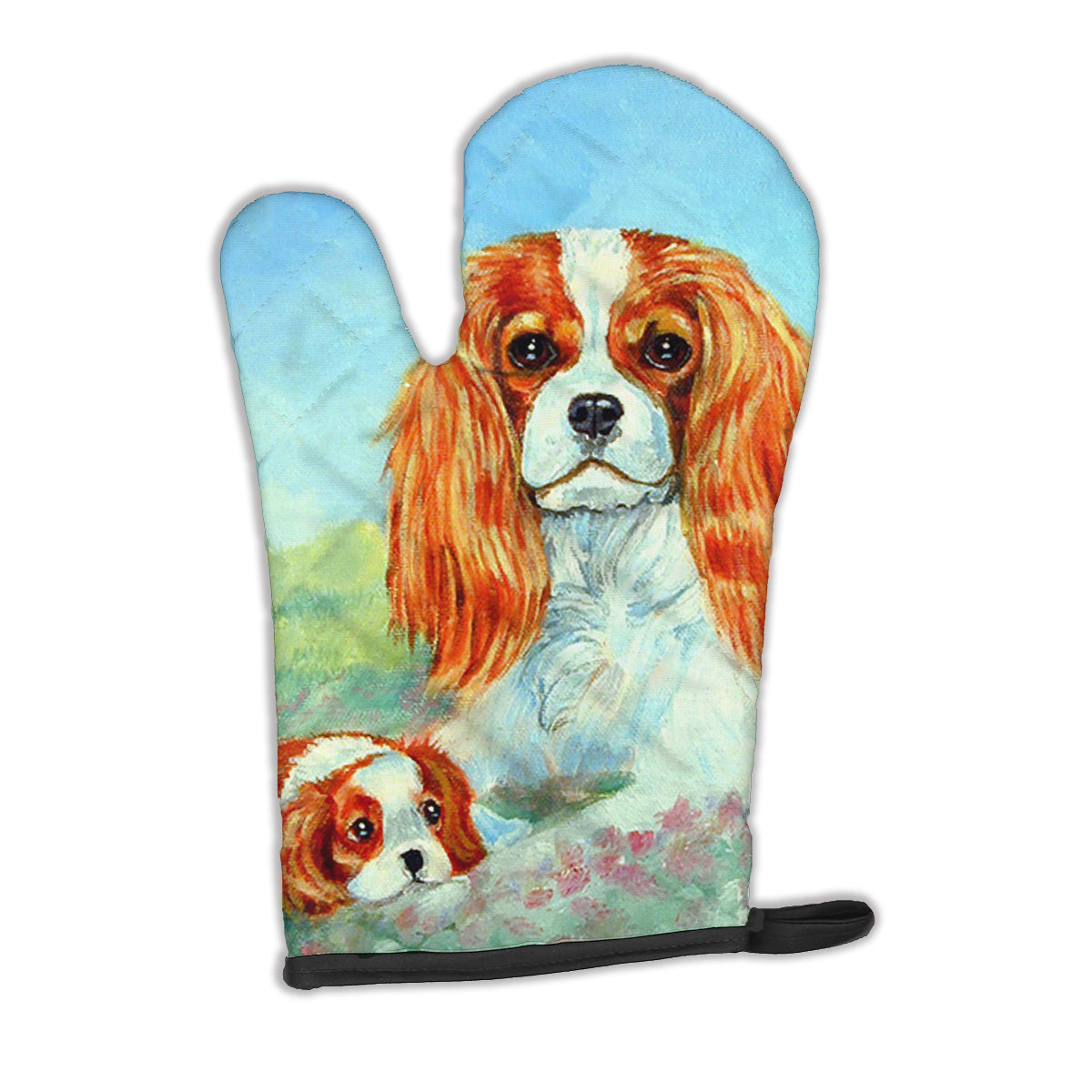 Cavalier Spaniel Momma's Love Oven Mitt 7019OVMT  the-store.com.