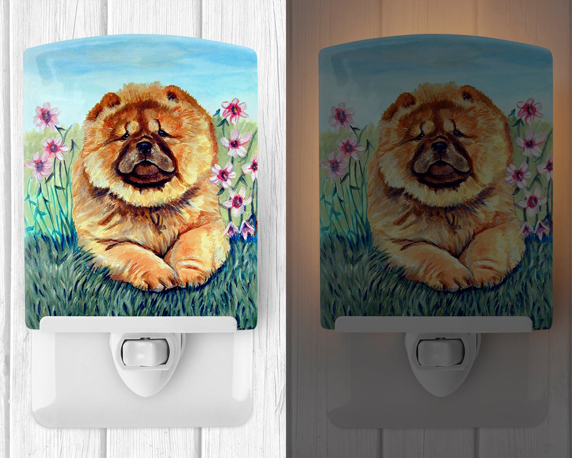 Chow Chow Ceramic Night Light 7020CNL - the-store.com