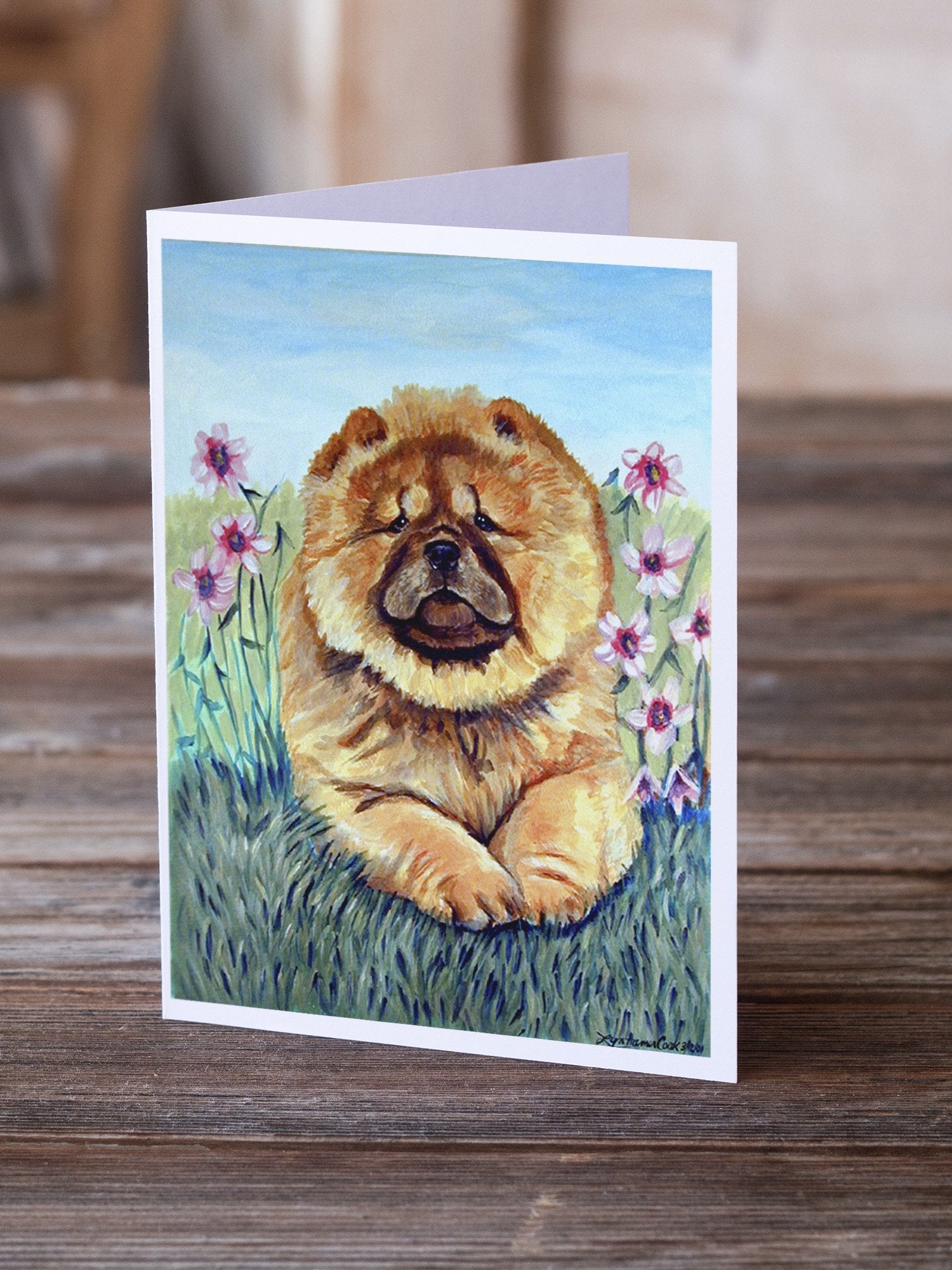 Buy this Chow Chow Greeting Cards and Envelopes Pack of 8