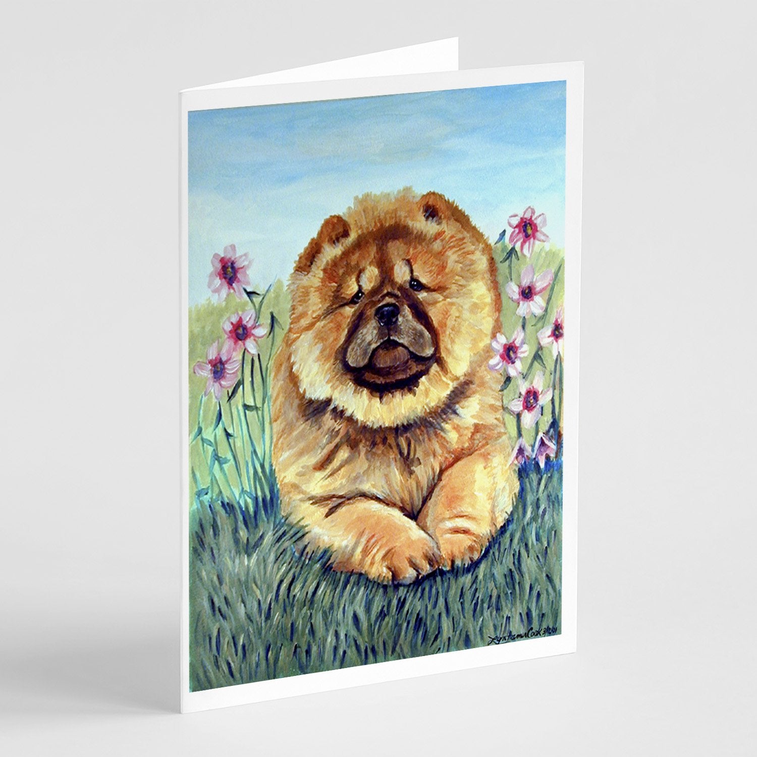 Buy this Chow Chow Greeting Cards and Envelopes Pack of 8