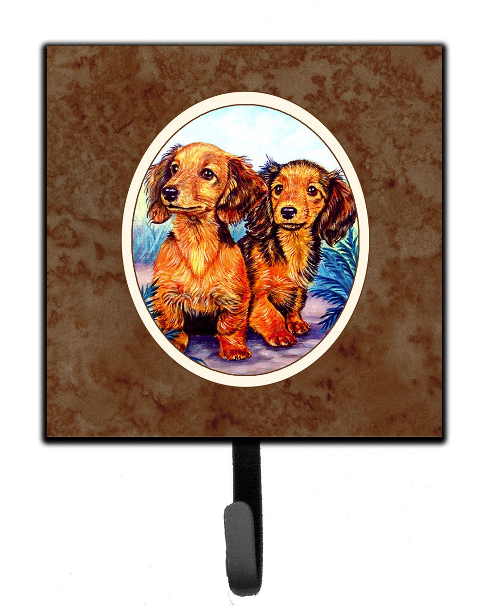 Long Hair Red Dachshund Two Peas Leash or Key Holder 7022SH4 by Caroline's Treasures