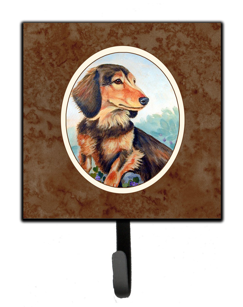 Long Hair Chocolate and Cream Dachshund Leash or Key Holder 7023SH4 by Caroline's Treasures