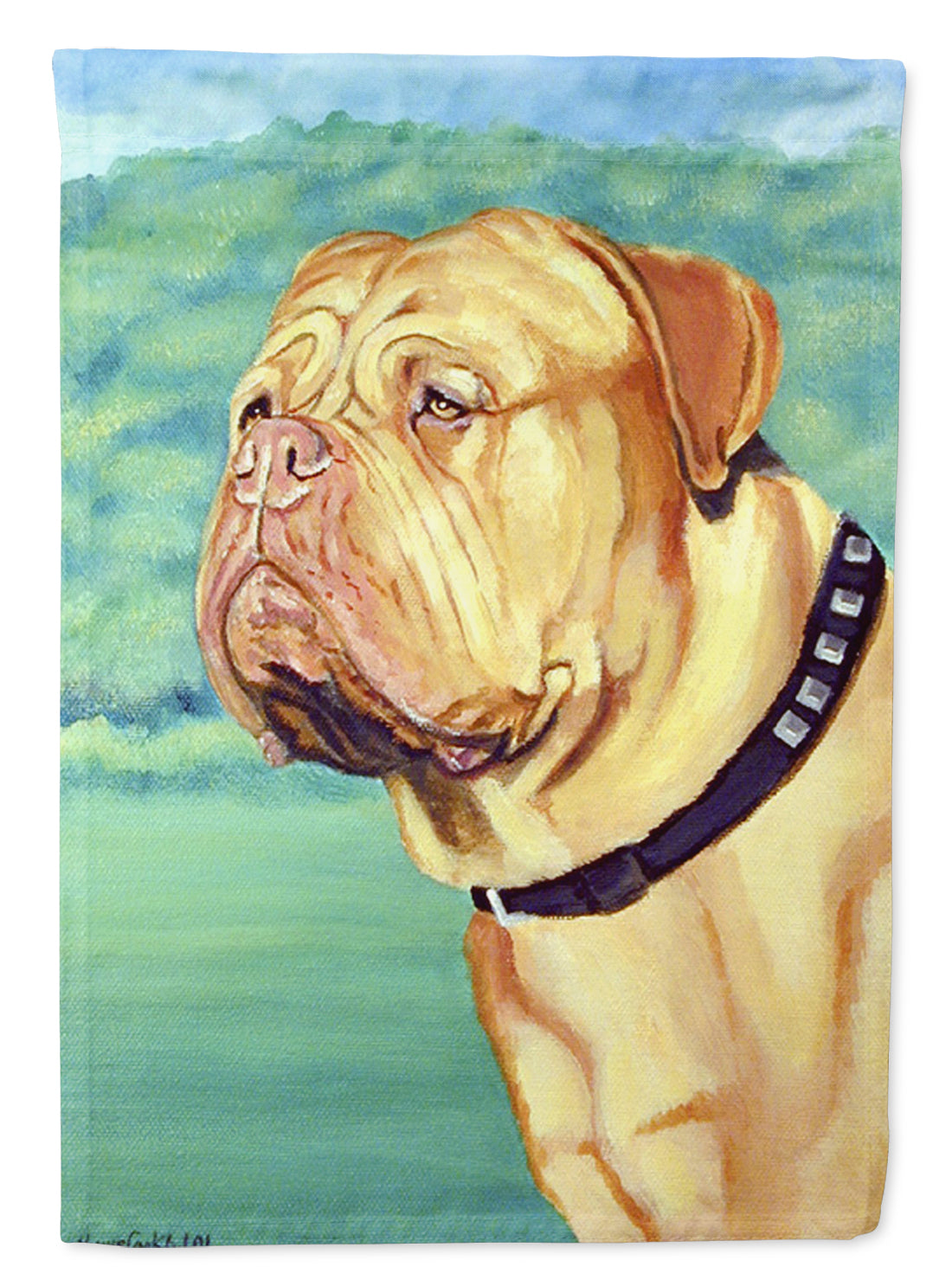 Dogue de Bordeaux Flag Garden Size.