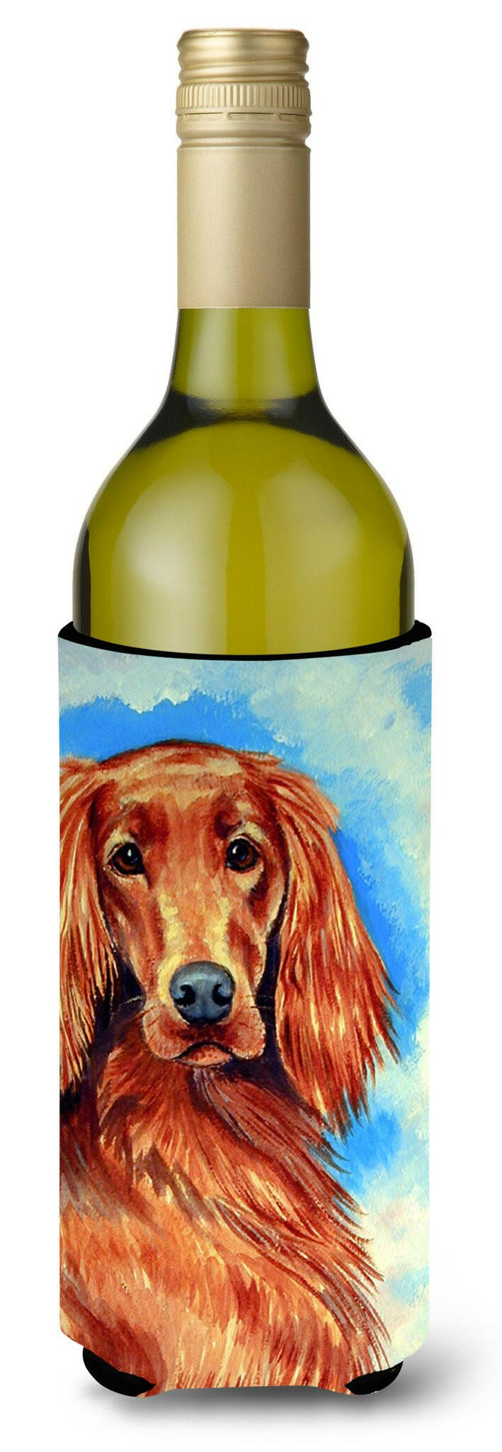 Irish Setter Wine Bottle Beverage Insulator Beverage Insulator Hugger by Caroline&#39;s Treasures