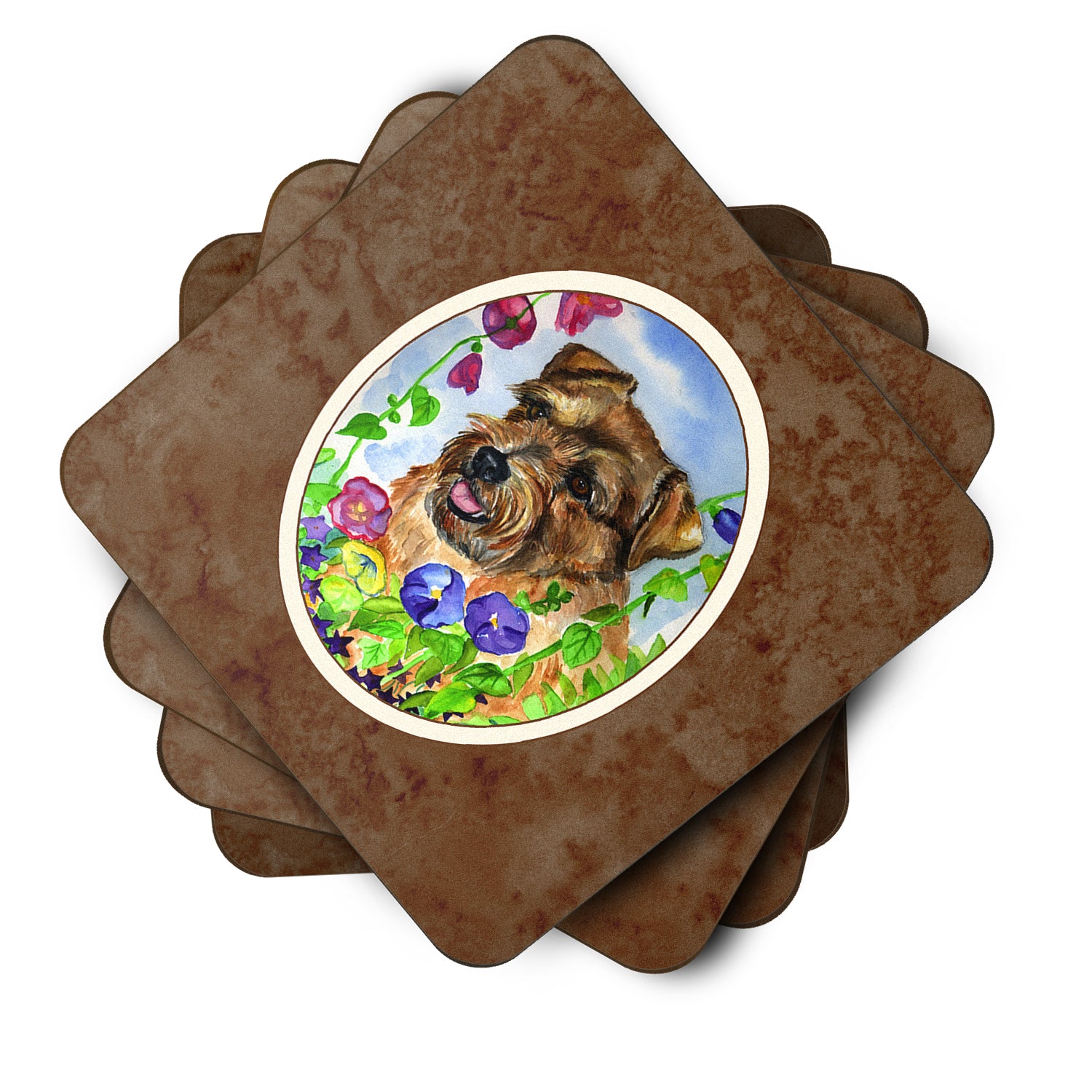 Norfolk Terrier Foam Coaster Set of 4 7035FC - the-store.com