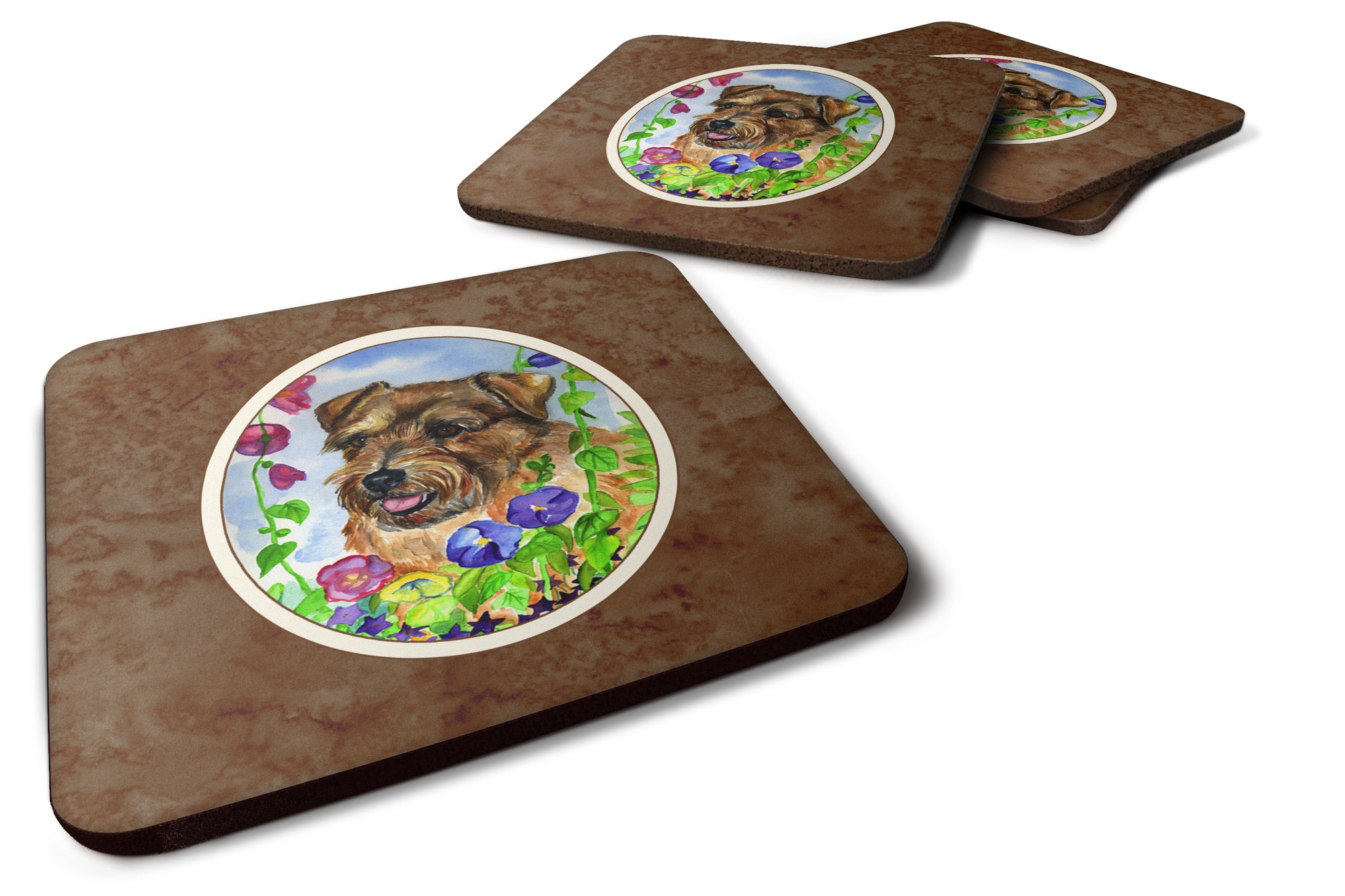 Norfolk Terrier Foam Coaster Set of 4 7035FC - the-store.com