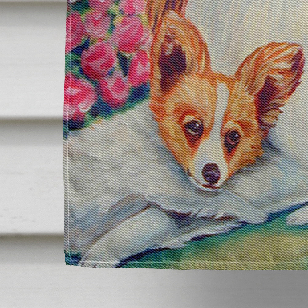 Papillon Momma's Love Flag Canvas House Size  the-store.com.