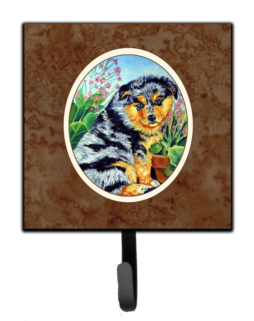 Australian Shepherd Puppy Leash or Key Holder 7045SH4 by Caroline&#39;s Treasures