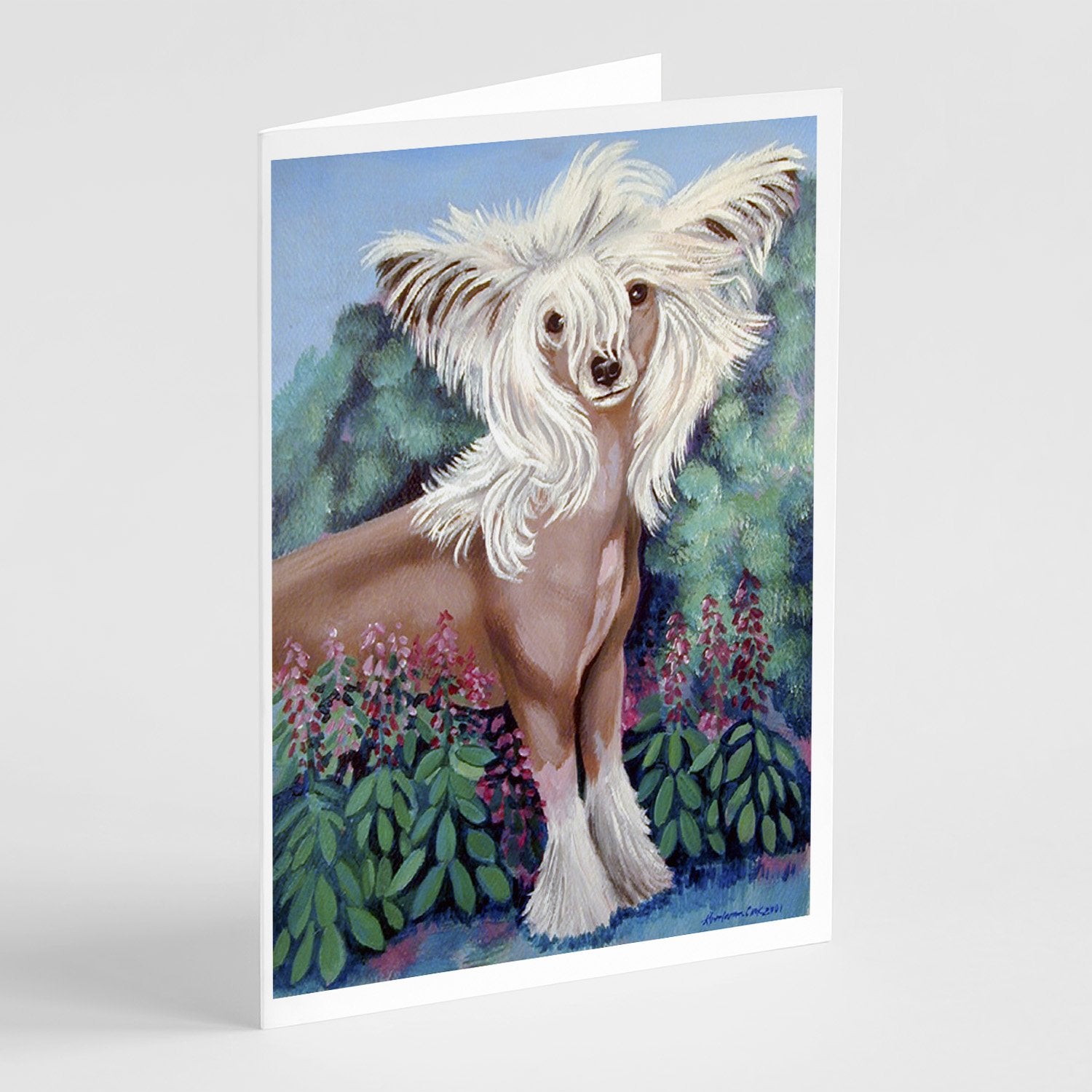 Buy this Chinese Crested  Greeting Cards and Envelopes Pack of 8