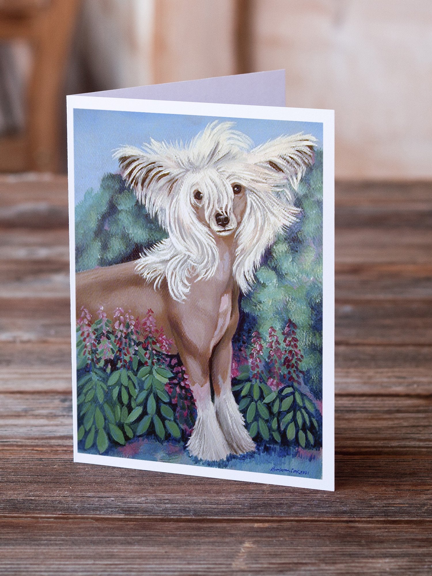 Buy this Chinese Crested  Greeting Cards and Envelopes Pack of 8