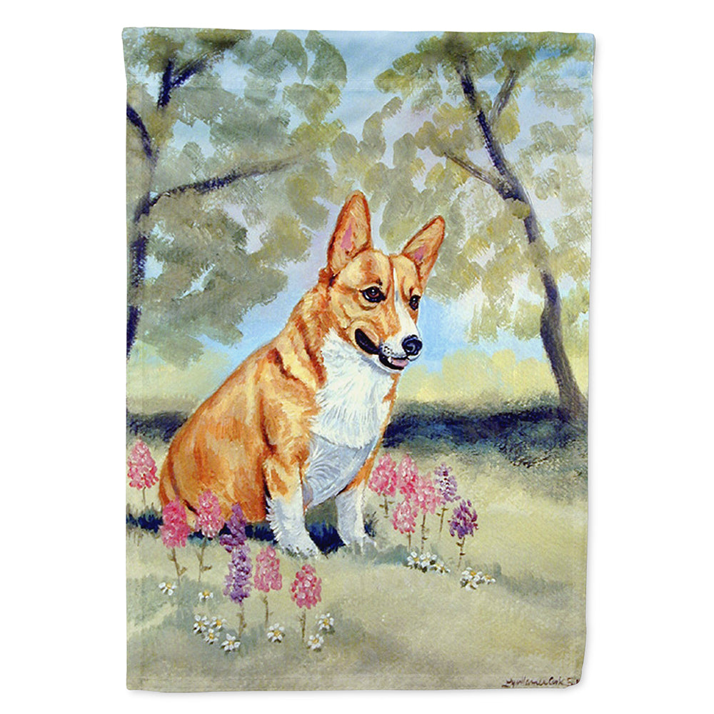 Corgi Flag Canvas House Size  the-store.com.