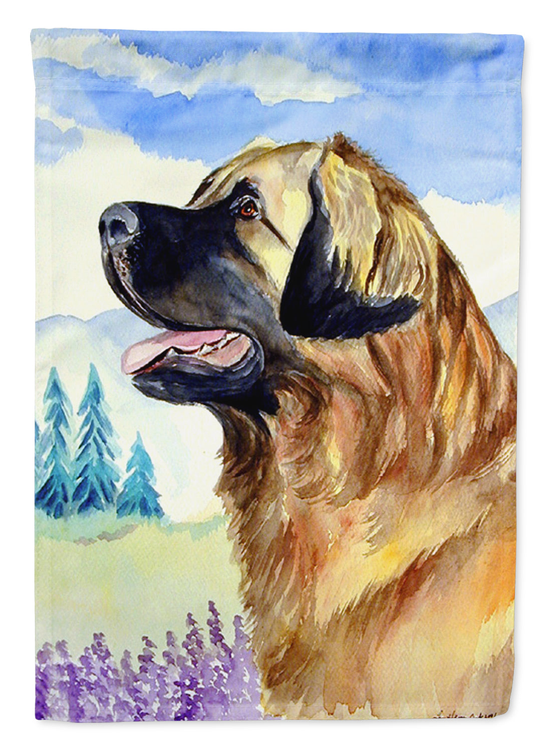 Leonberger Flag Garden Size.