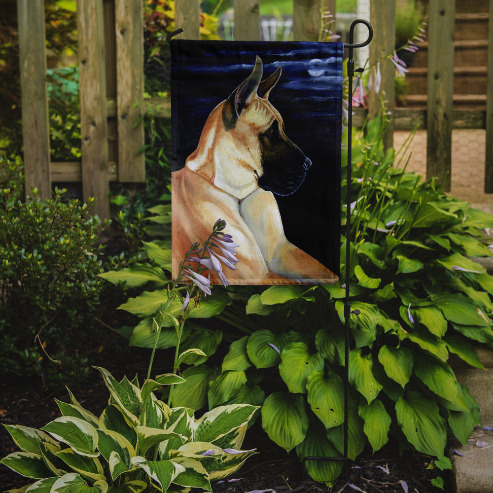 Moonlight Fawn Great Dane Flag Garden Size.