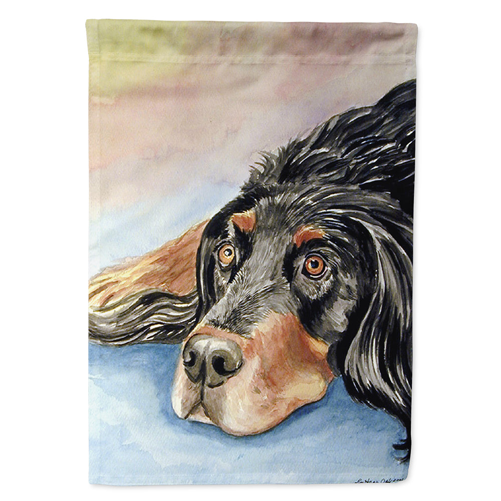 Gordon Setter Flag Canvas House Size  the-store.com.