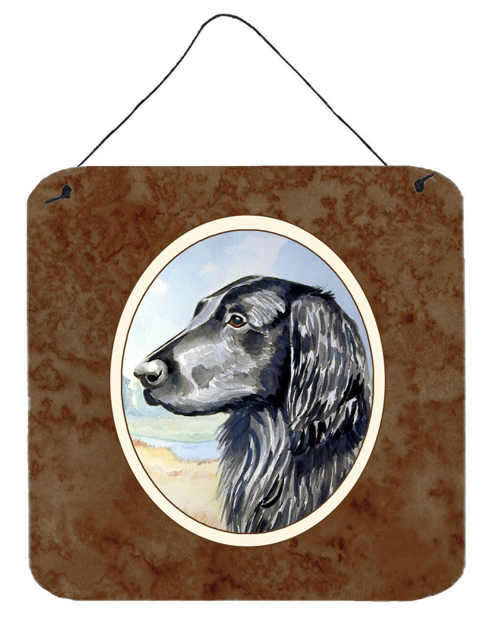 Flat Coated Retriever Wall or Door Hanging Prints 7064DS66 by Caroline's Treasures