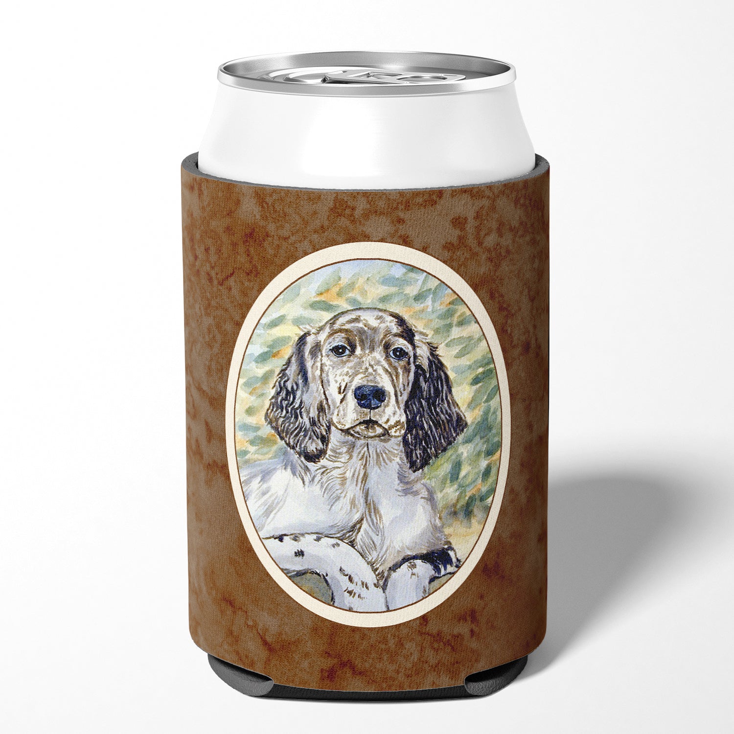 English Setter Patience Can or Bottle Hugger 7065CC.