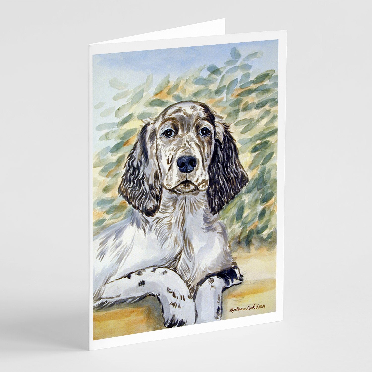 Buy this English Setter Patience  Greeting Cards and Envelopes Pack of 8