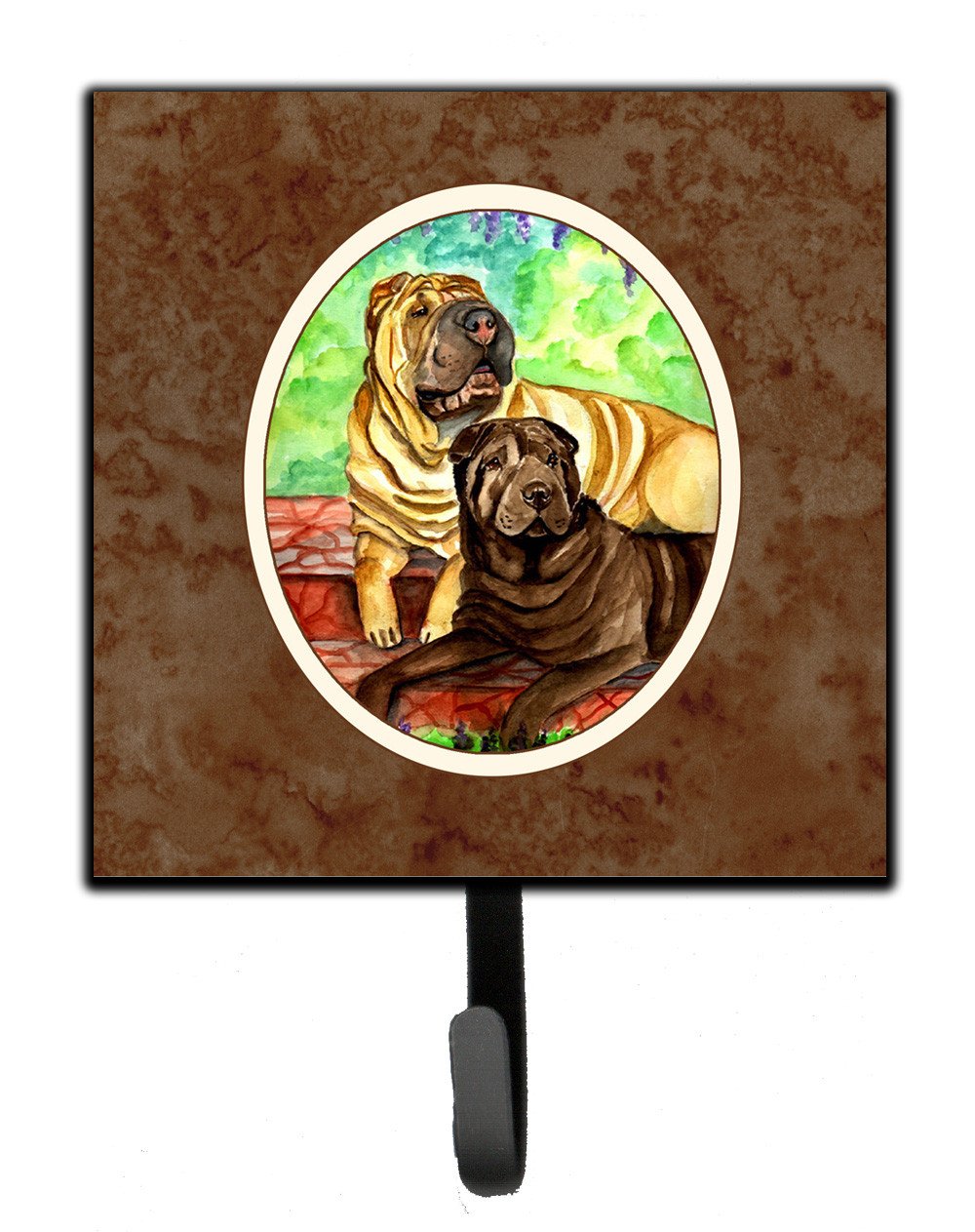 Shar Pei Fawn and Chocolate Leash or Key Holder 7070SH4 by Caroline&#39;s Treasures