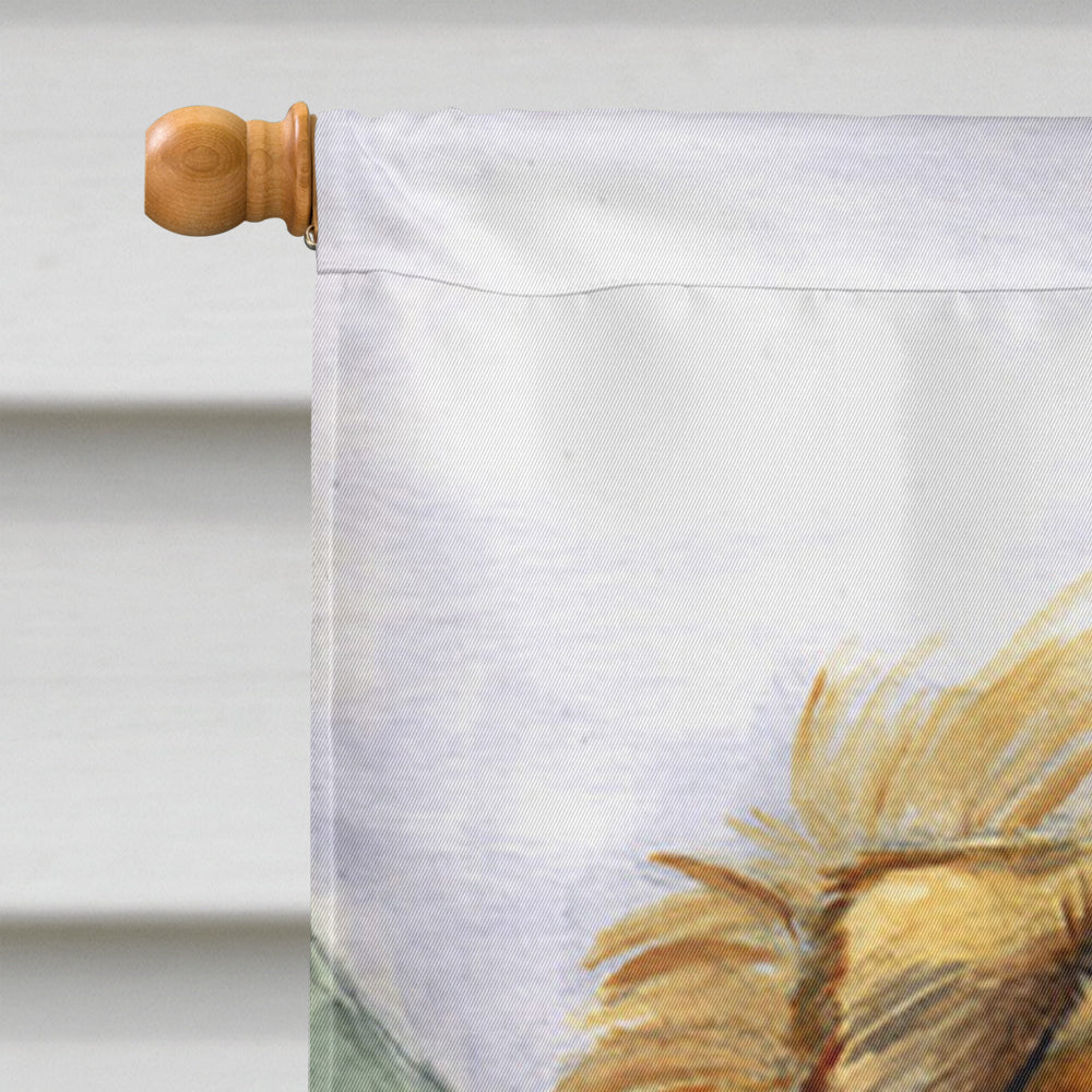 Tibetan Spaniel Flag Canvas House Size  the-store.com.