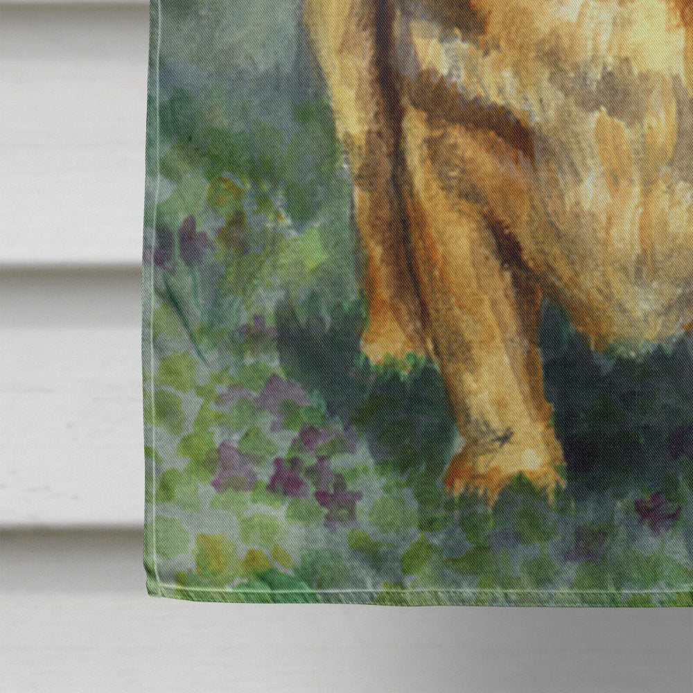 Tibetan Spaniel Flag Canvas House Size  the-store.com.