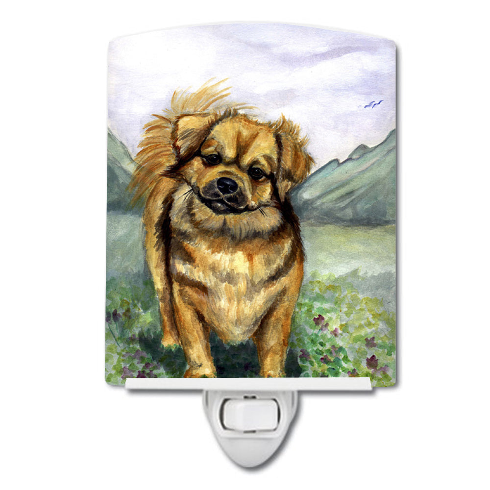 Tibetan Spaniel Ceramic Night Light 7075CNL - the-store.com