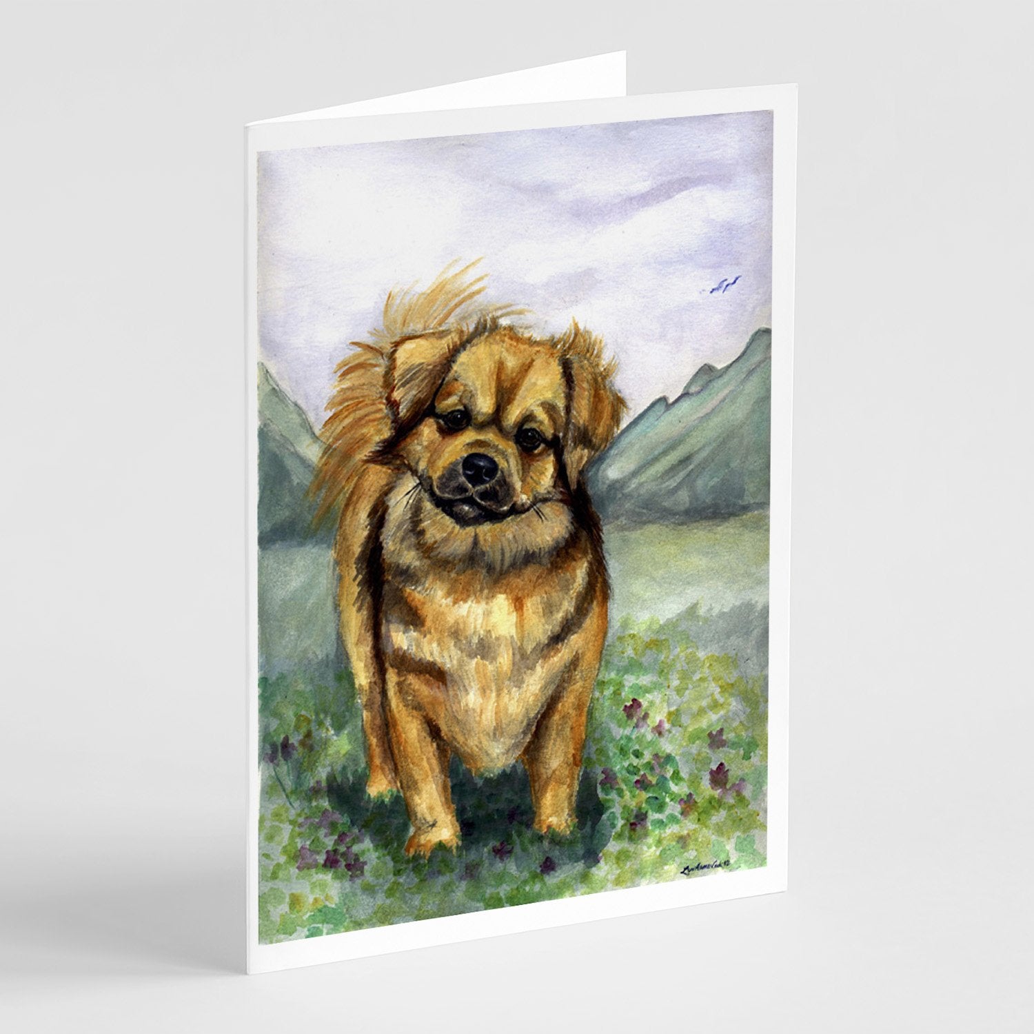 Buy this Tibetan Spaniel  Greeting Cards and Envelopes Pack of 8