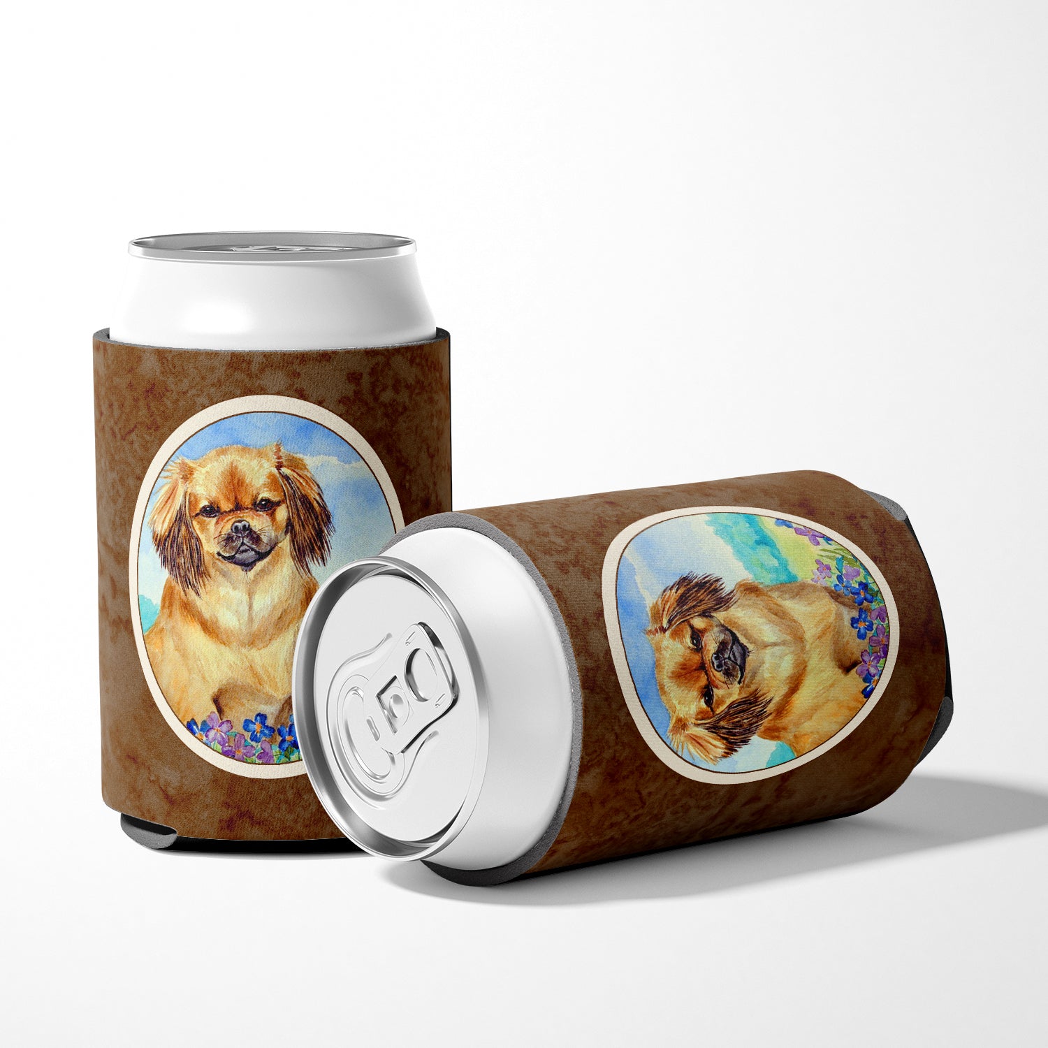 Tibetan Spaniel Can or Bottle Hugger 7078CC.