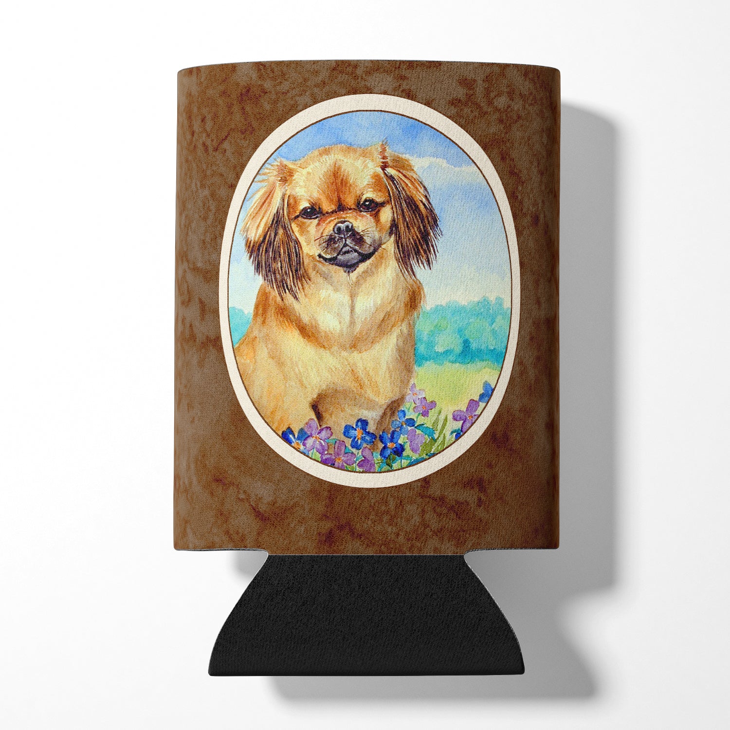 Tibetan Spaniel Can or Bottle Hugger 7078CC.