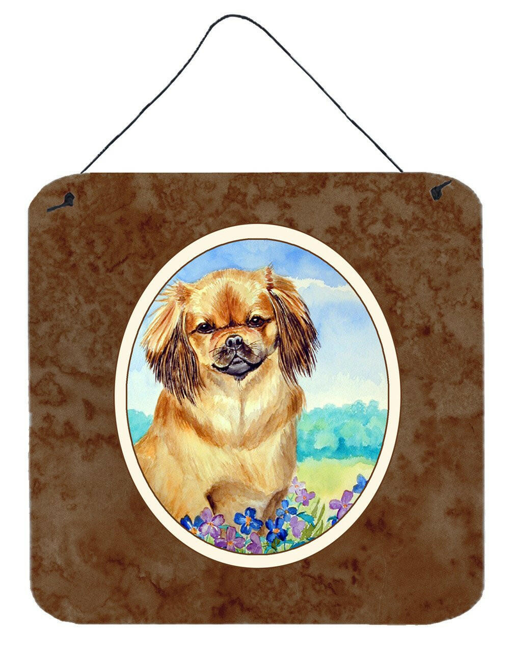 Tibetan Spaniel Wall or Door Hanging Prints 7078DS66 by Caroline&#39;s Treasures