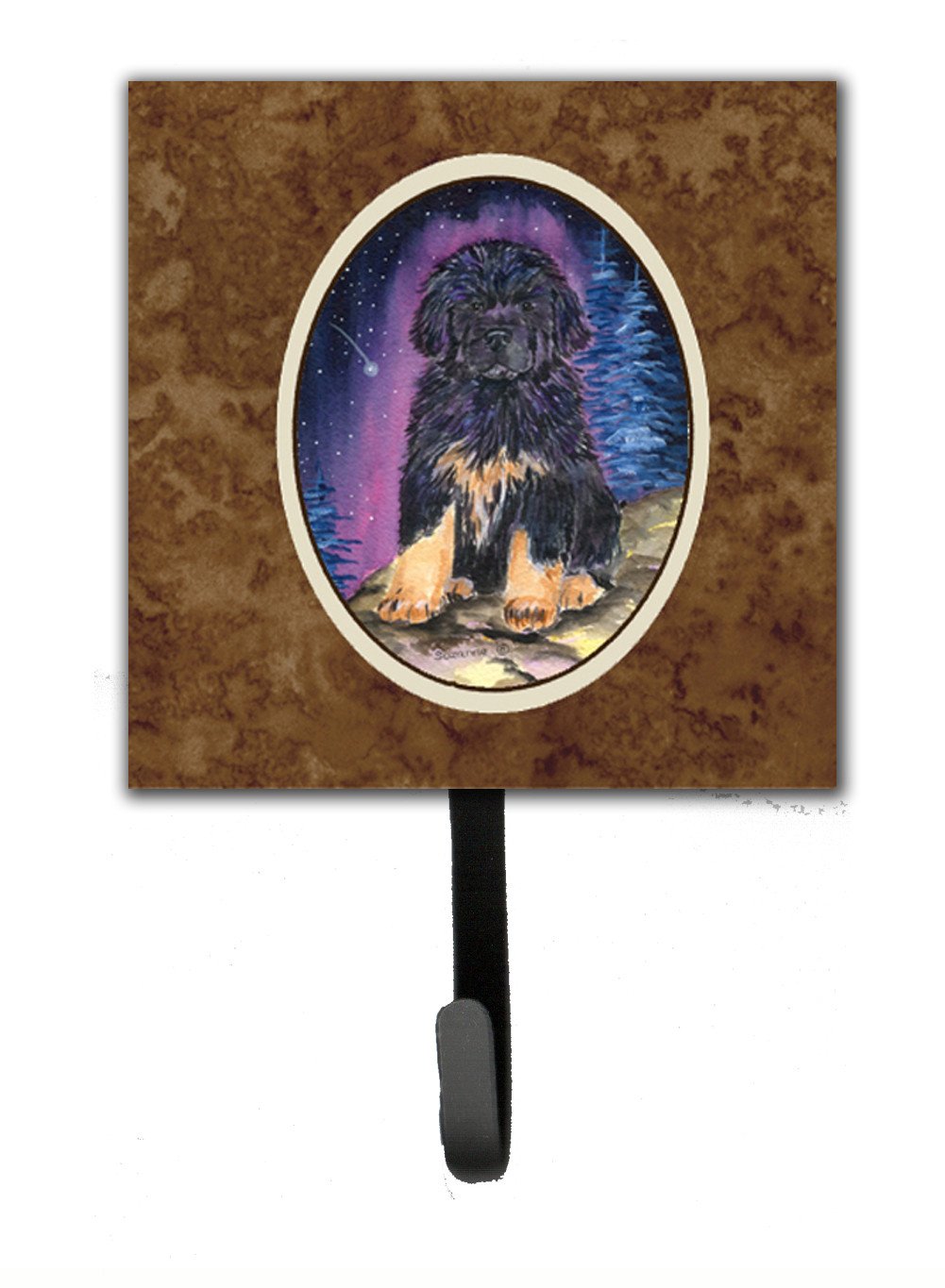 Starry Night Tibetan Mastiff Leash Holder or Key Hook by Caroline&#39;s Treasures