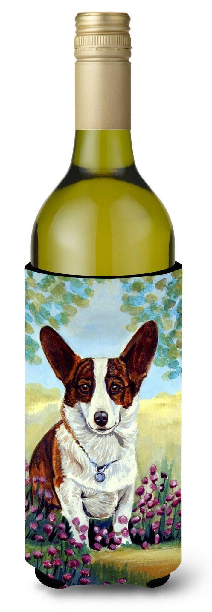 Cardigan Corgi Wine Bottle Beverage Insulator Beverage Insulator Hugger by Caroline's Treasures