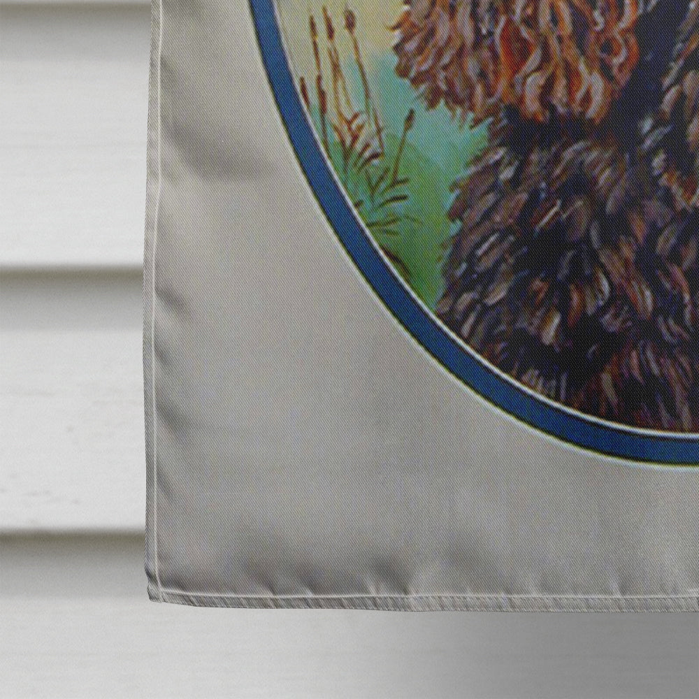 Irish Water Spaniel Flag Canvas House Size  the-store.com.