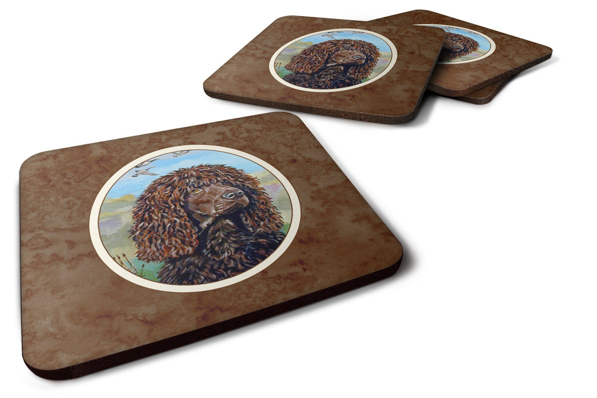 Irish Water Spaniel Foam Coaster Set of 4 7089FC - the-store.com