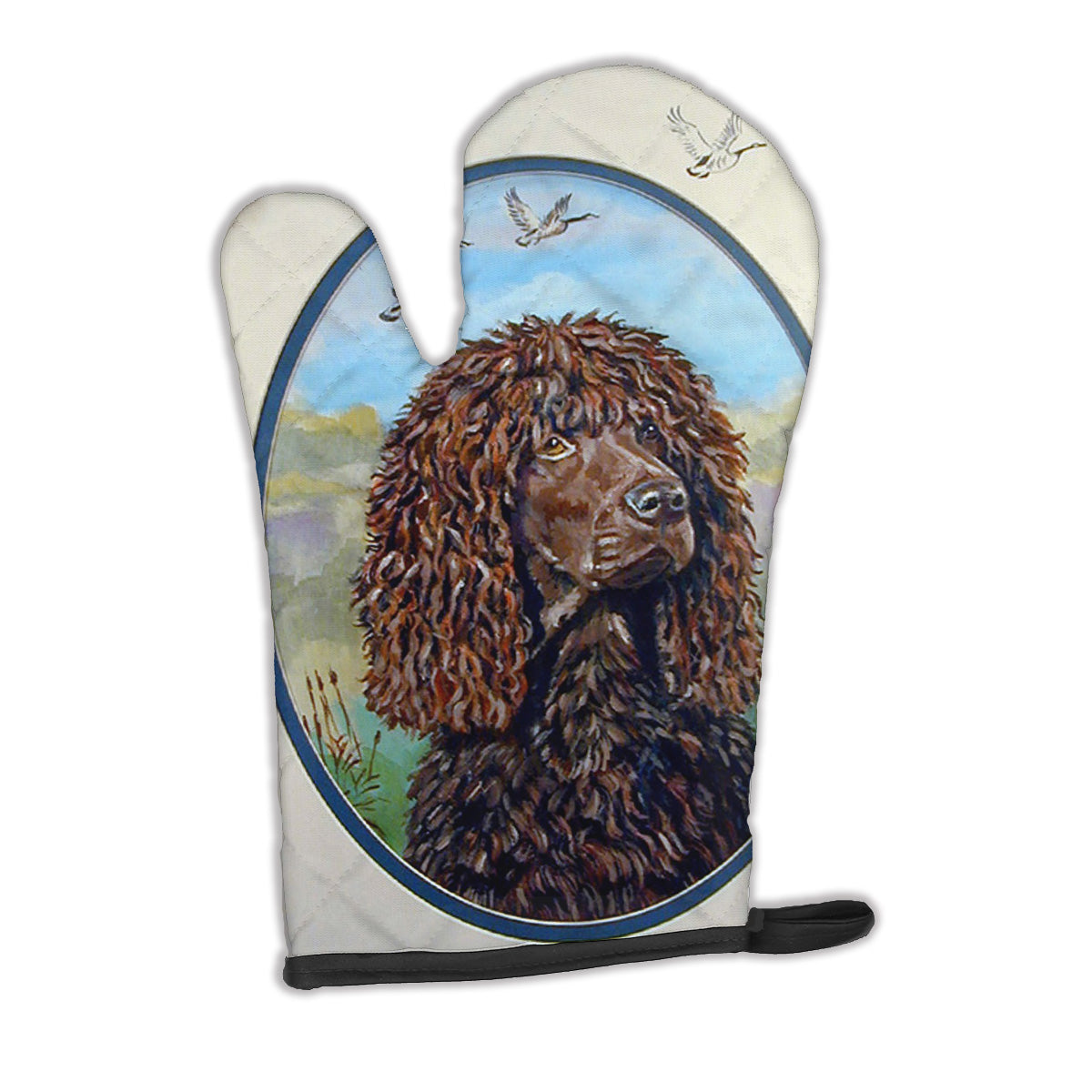 Irish Water Spaniel Oven Mitt 7089OVMT  the-store.com.