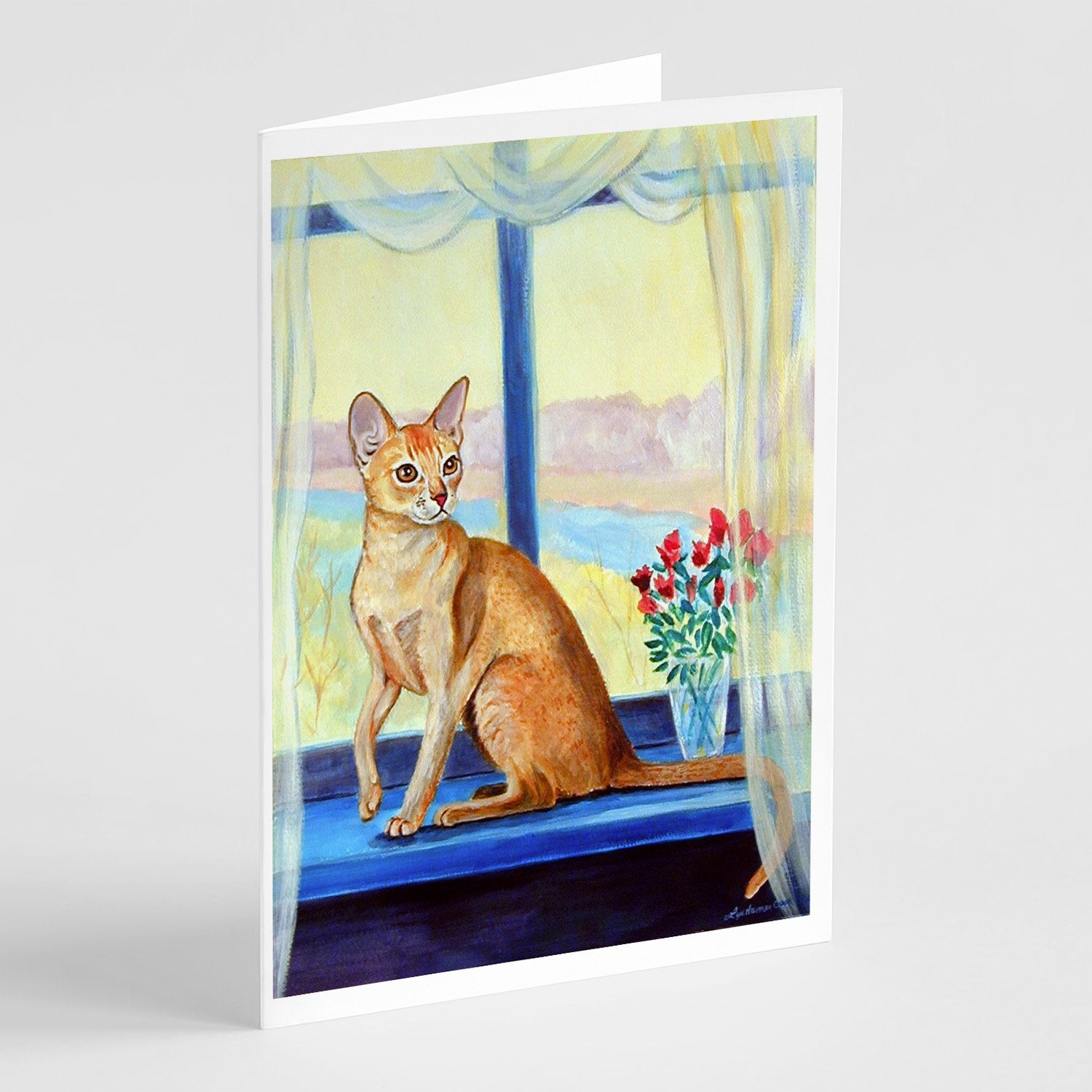 Buy this Cat  Greeting Cards and Envelopes Pack of 8