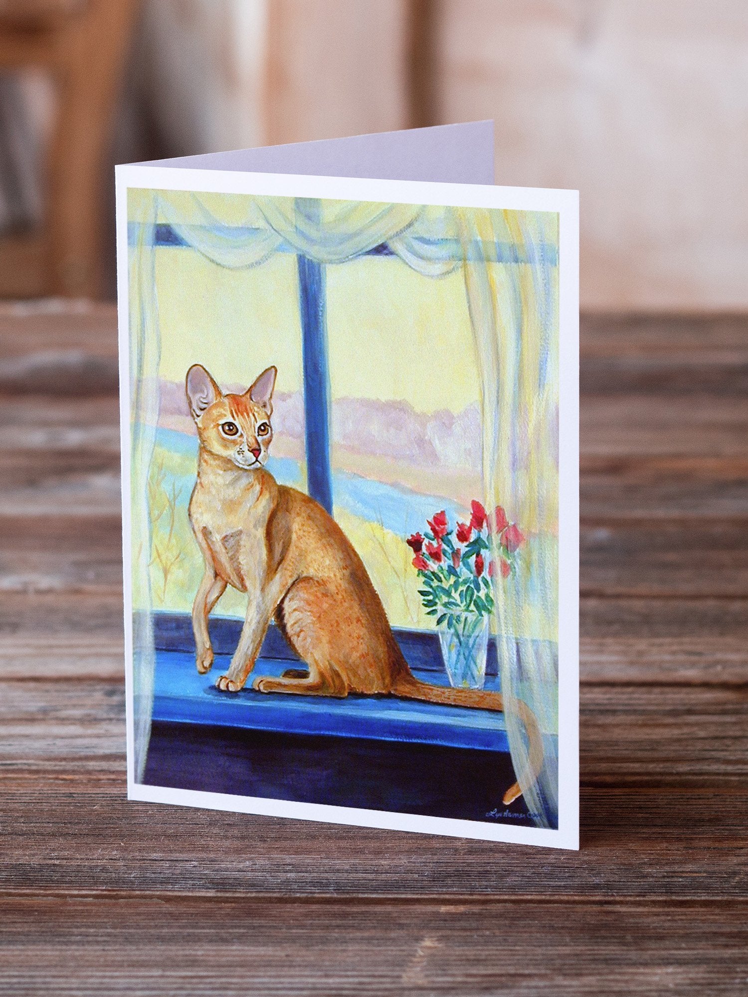 Buy this Cat  Greeting Cards and Envelopes Pack of 8